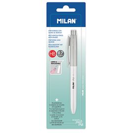 MILAN - Micropencil/Pencil PL1 Antibakteriális HB 0,7 mm - szürke, buborékcsomagolásban