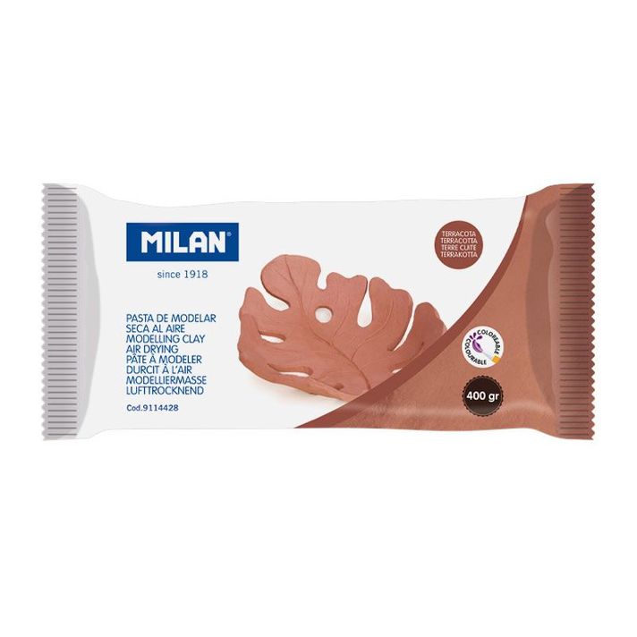 MILAN - Modellezőmassza MILAN - Barna (Terrakotta) 400g, légkeményedő