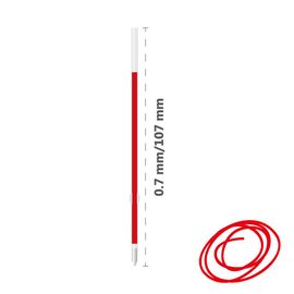 MILAN - Gél utántöltő Dry-Gel 0,7 mm - piros