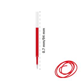 MILAN - Gel Touch gél utántöltő 0,7 mm - piros