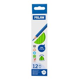 MILAN - Ergo Grip zsírkréta háromszög 12 db, Light Green