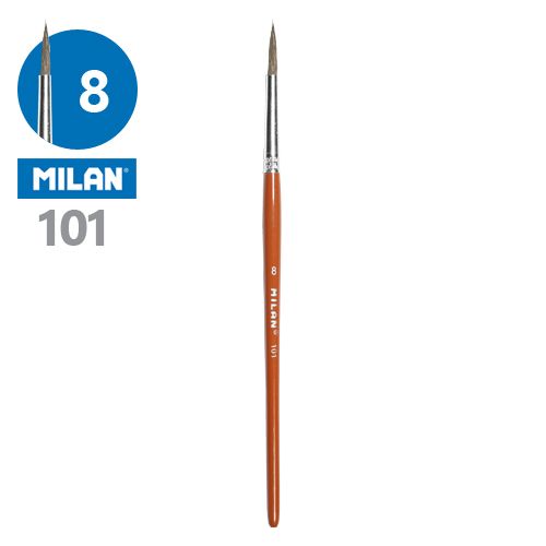 MILAN - 8-as kerek ecset - 101
