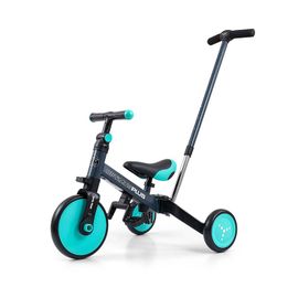 MILLY MALLY - Gyerek háromkerekű bicikli 4az1-ben Optimus Plus tolókarral mint