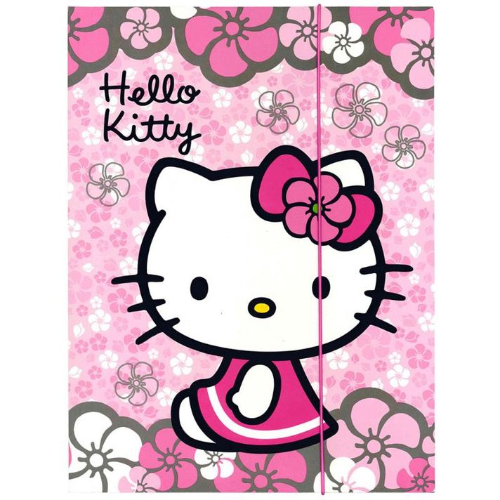 NARCISSUS - Hello Kitty A4-es táblák gumival /10/