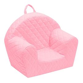 NEW BABY - Gyermek fotel Velvet Felhőcske rózsaszín