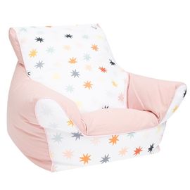 NEW BABY - Gyermek fotel golyókkal töltött rózsaszín