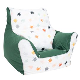NEW BABY - Gyermek fotel golyókkal töltött zöld