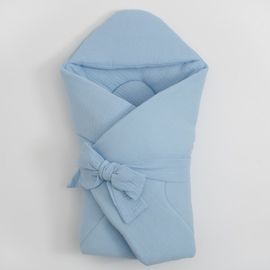 NEW BABY - Muszlin pólya kék