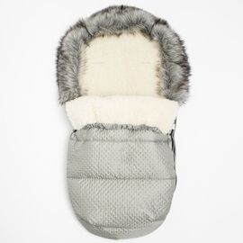 NEW BABY - Téli lábzsák Lux Wool szürke