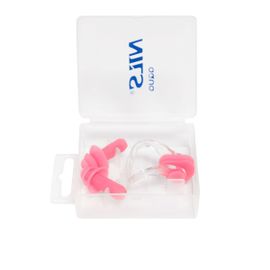 NILS - Szilikon fül- és orrdugókészlet Aqua NQAW30 rózsaszín