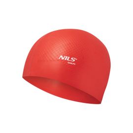 NILS - Szilikon sapka Aqua NQC Dots piros