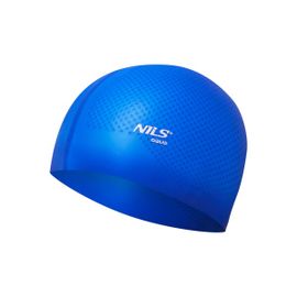 NILS - Szilikon sapka Aqua NQC Dots kék