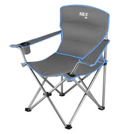 NILS - Összecsukható szék NILS Camp NC3079 szürkéskék
