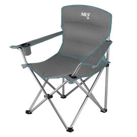 NILS - Összecsukható szék NILS Camp NC3079 szürkészöld