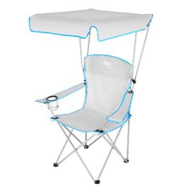 NILS - Összecsukható szék baldachinnal Camp NC3087 szürke