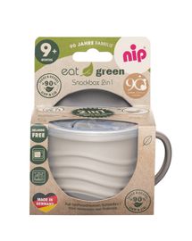 NIP - GREEN line Snackbox 2in1, 1db, grey/brown