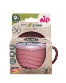 NIP - GREEN line Snackbox 2in1, 1db, red