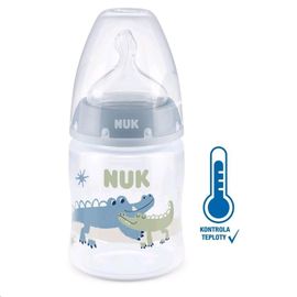 NUK - Baba cumisüveg First Choice Temperature Control 150 ml beige