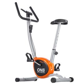 ONE FITNESS - Mechanikus edzőkerékpár RW3011 ezüst-narancs