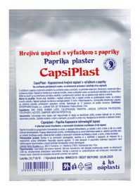 ORIENTAL HERBS - CapsiPlast kapszaicinos melegítő tapasz 4db