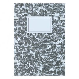 PAPIERNIK - A4-es irattartó mappa húzózsinórral fekete márvány 305x215mm