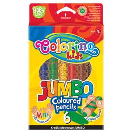 PATIO - Colorino zsírkréták Jumbo SMALL HANDS 6 színben