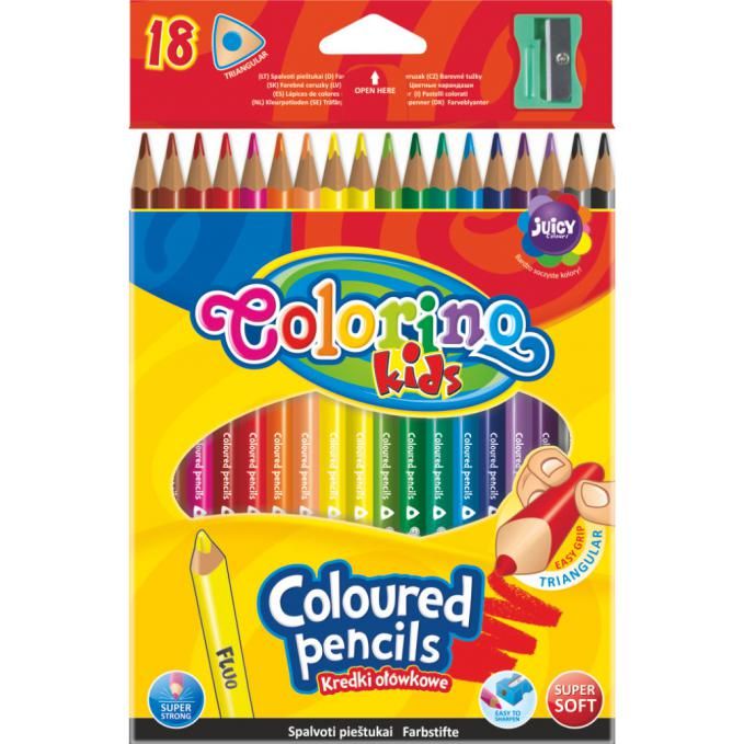 PATIO - Colorino zsírkréták trió 18 színben