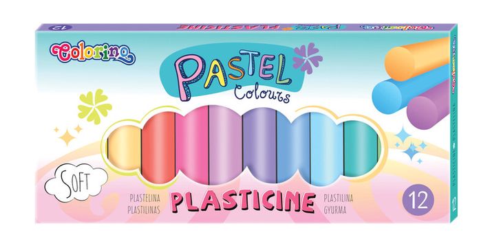 PATIO - Colorino pasztell gyurma 12 színben