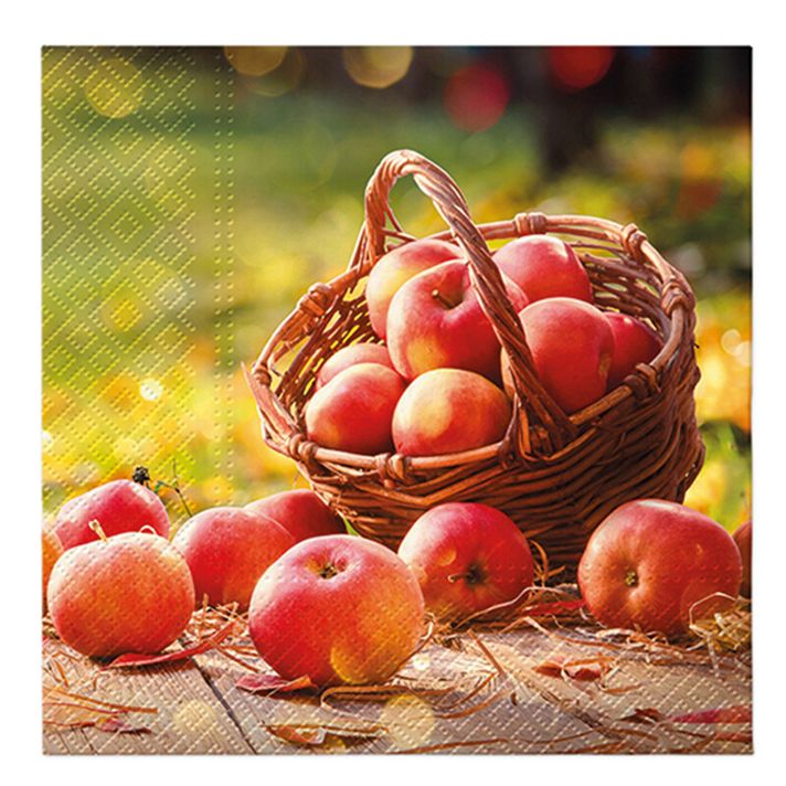 PAW - Törlőkendő L 33x33cm Autumn Apples