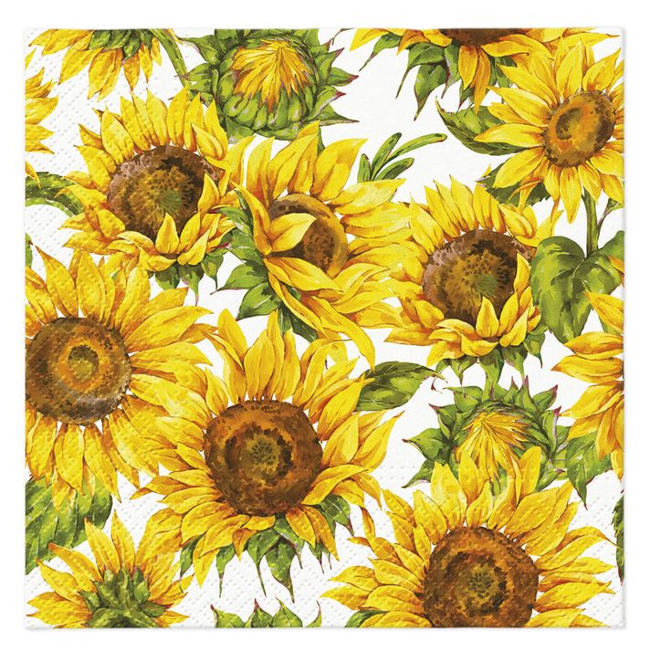 PAW - Törlőkendő L 33x33cm Dancing Sunflowers