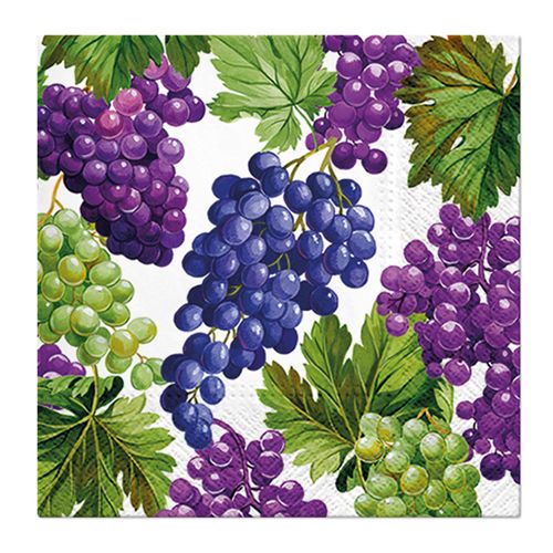 PAW - Törlőkendő L 33x33cm Natural Grapes
