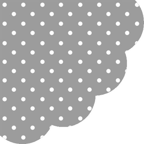 PAW - Törlőkendő R 32 cm Dots Grey (szürke)