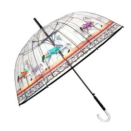 PERLETTI - Női automata esernyő Giostra átlátszó, 26290