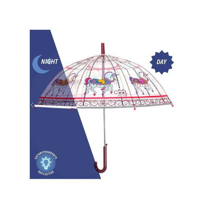 PERLETTI - Gyermek fényvisszaverő esernyő COOL KIDS Giostra, 15629