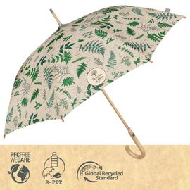 PERLETTI – GREEN Női automata esernyő BOTANICAL, 19111