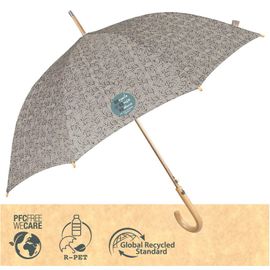 PERLETTI – GREEN Női automata esernyő / barna, 19124