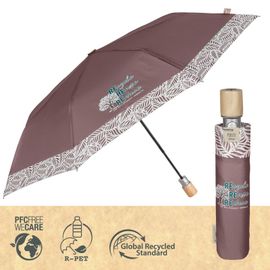 PERLETTI - GREEN Női összecsukható esernyő / téglavörös, 19116