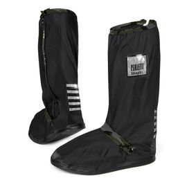 PERLETTI - Minőség vízálló cipőhuzatok, méret L 43/45, Nero/Militare, 95020