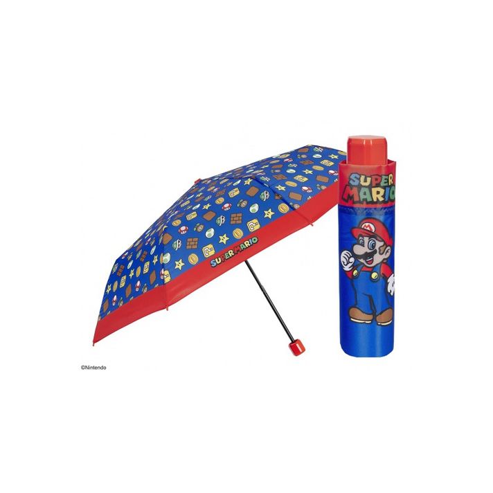 PERLETTI - Összecsukható esernyő SUPER MARIO, 75059