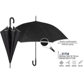 PERLETTI - TECHNOLOGY Luxus automata esernyő fényvisszaverő csíkkal, 21734