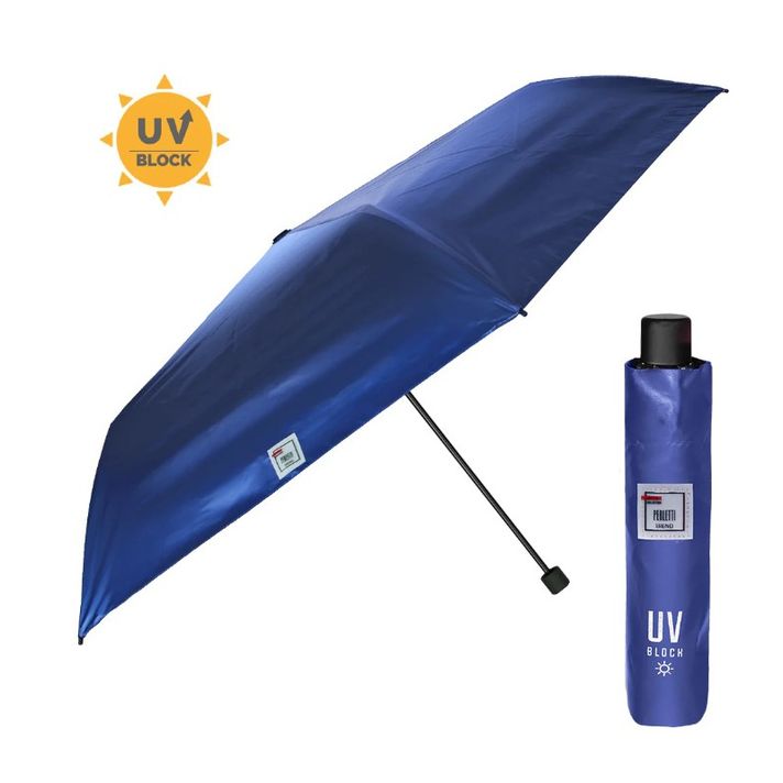 PERLETTI - TREND Összecsukható esernyő UV szűrővel / metál piros, 20304