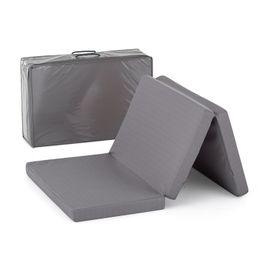 PETITE&MARS - Összecsukható utazó matrac Foldie Grey