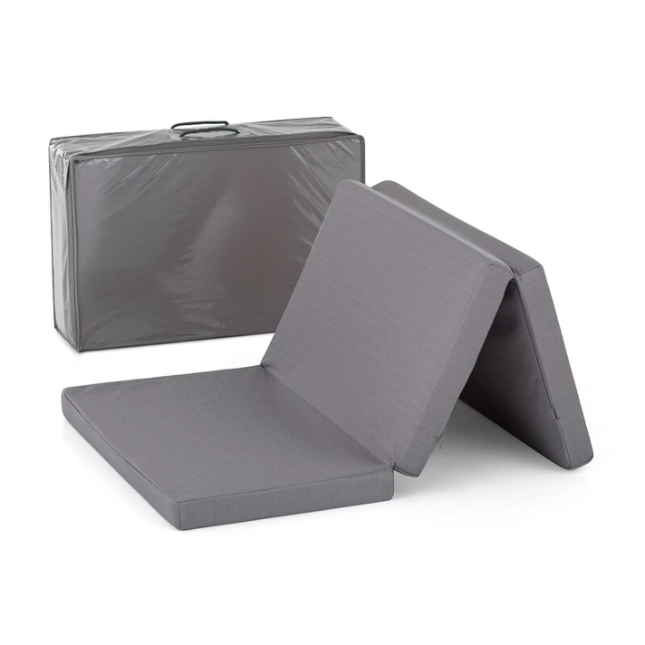 PETITE&MARS - Összecsukható utazó matrac Foldie Grey