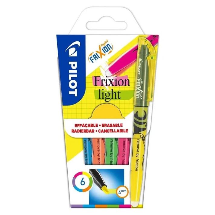 PILOT - Highlighter Frixion Light Colors - 6db-os készlet