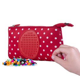 PIXIE CREW - Nagy táska 1 cipzárral, RED/RED
