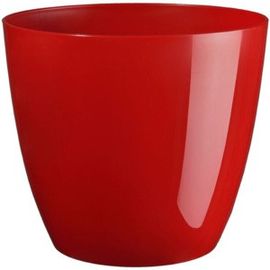 PLASTKON - ELLA 13 cm-es piros dekoratív edény