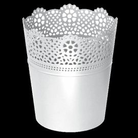 PROSPERPLAST - LACE edényfedő 14 cm fehér