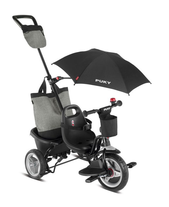 PUKY - Gyermek tricikli Ceety Comfort - fekete