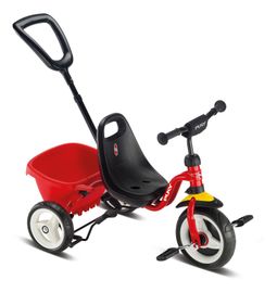 PUKY - Gyermek tricikli Ceety rúddal - piros