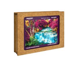 PUZZLER - Színes fa puzzle - színes vízesés
